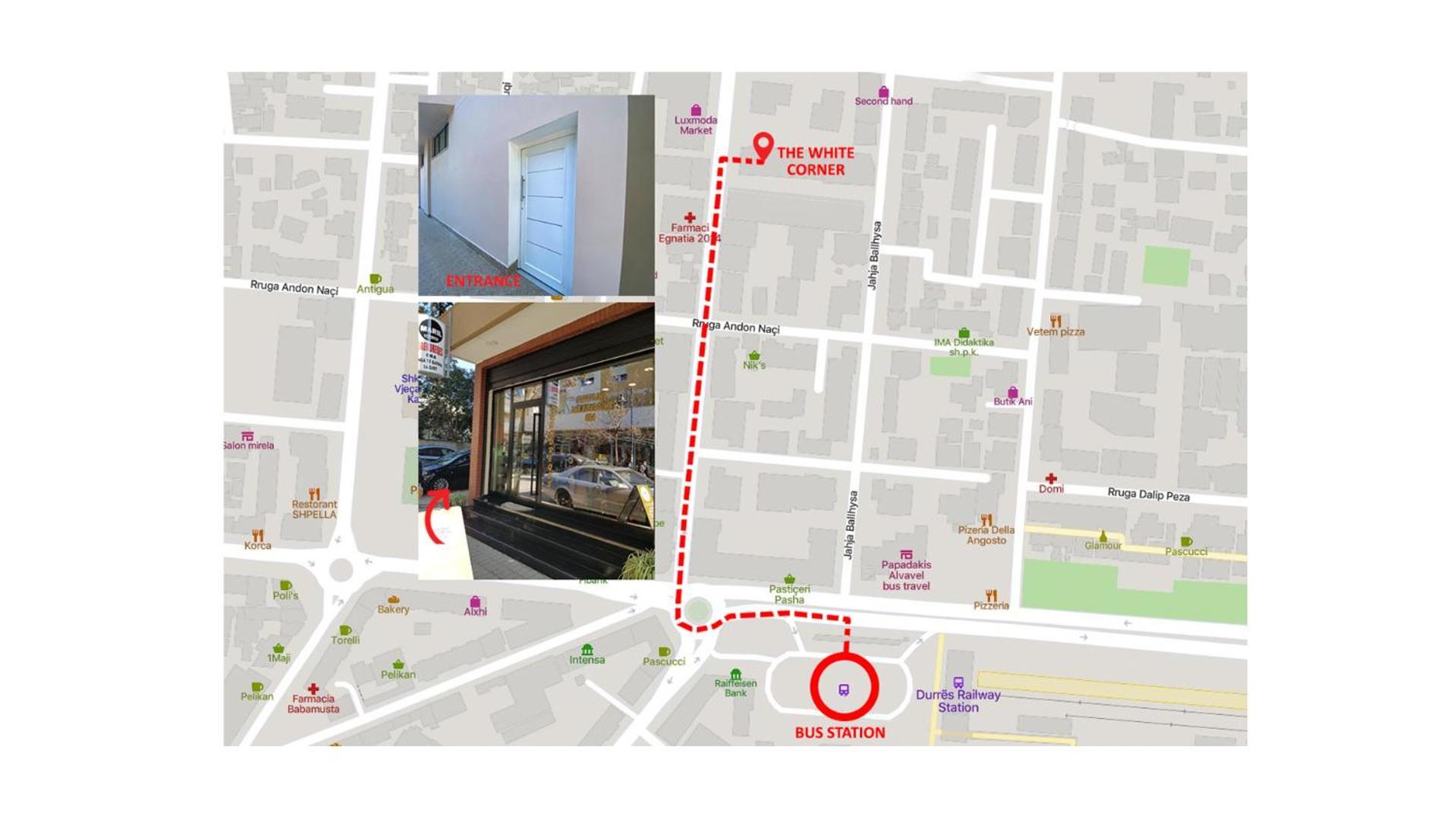 The White Corner Apartment Durres Ngoại thất bức ảnh